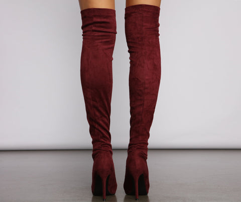 Over The Knee Stiletto Heel Boots