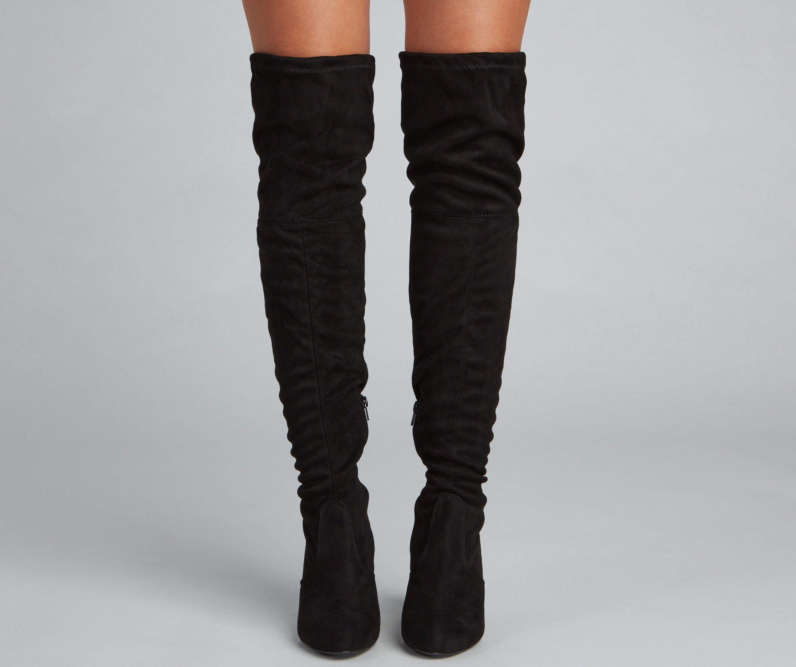 Long Story Short Faux Suede Boots