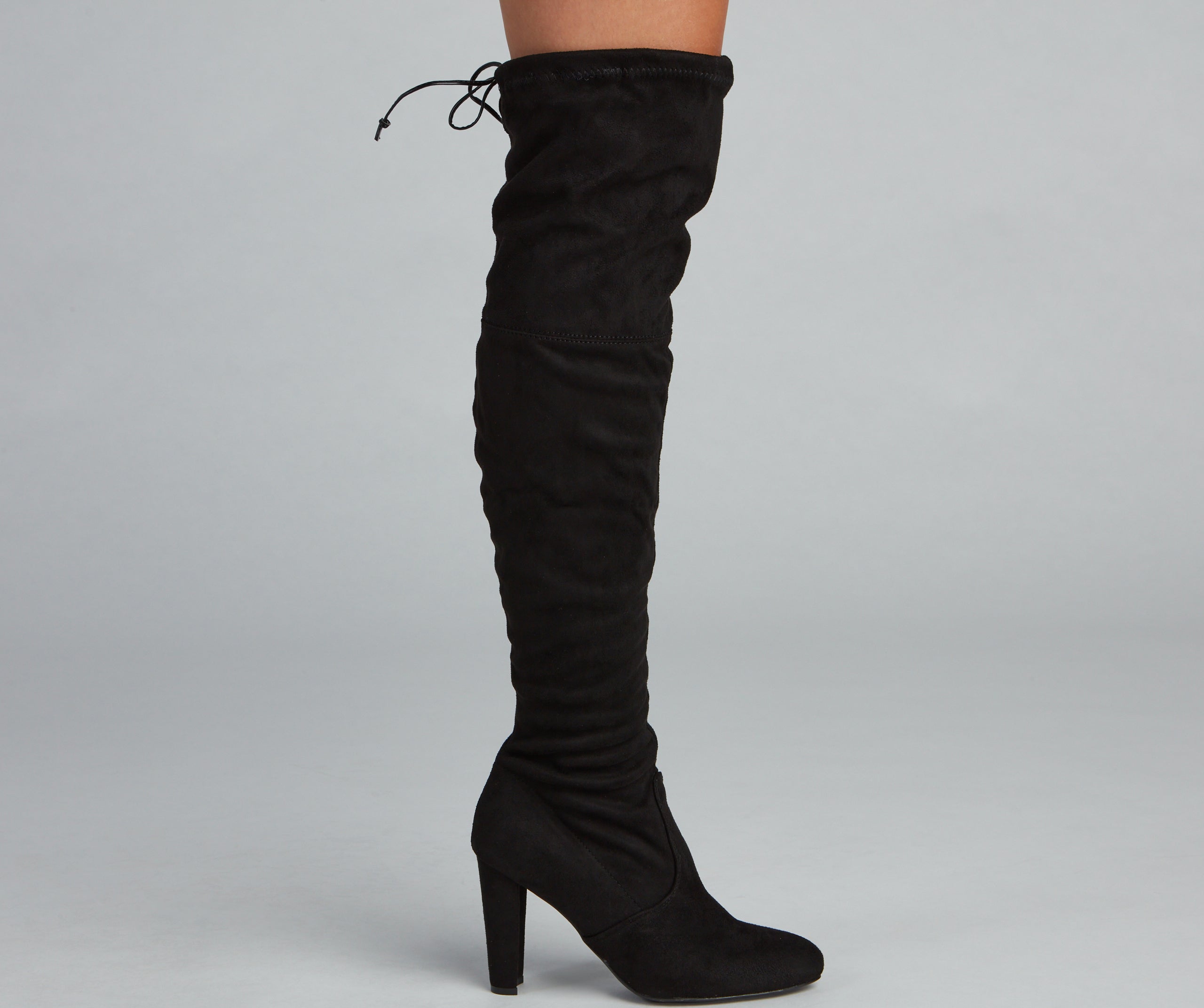 Long Story Short Faux Suede Boots