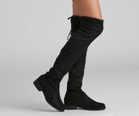 Stilvolle Overknee-Stiefel