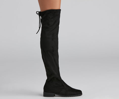 Stilvolle Overknee-Stiefel