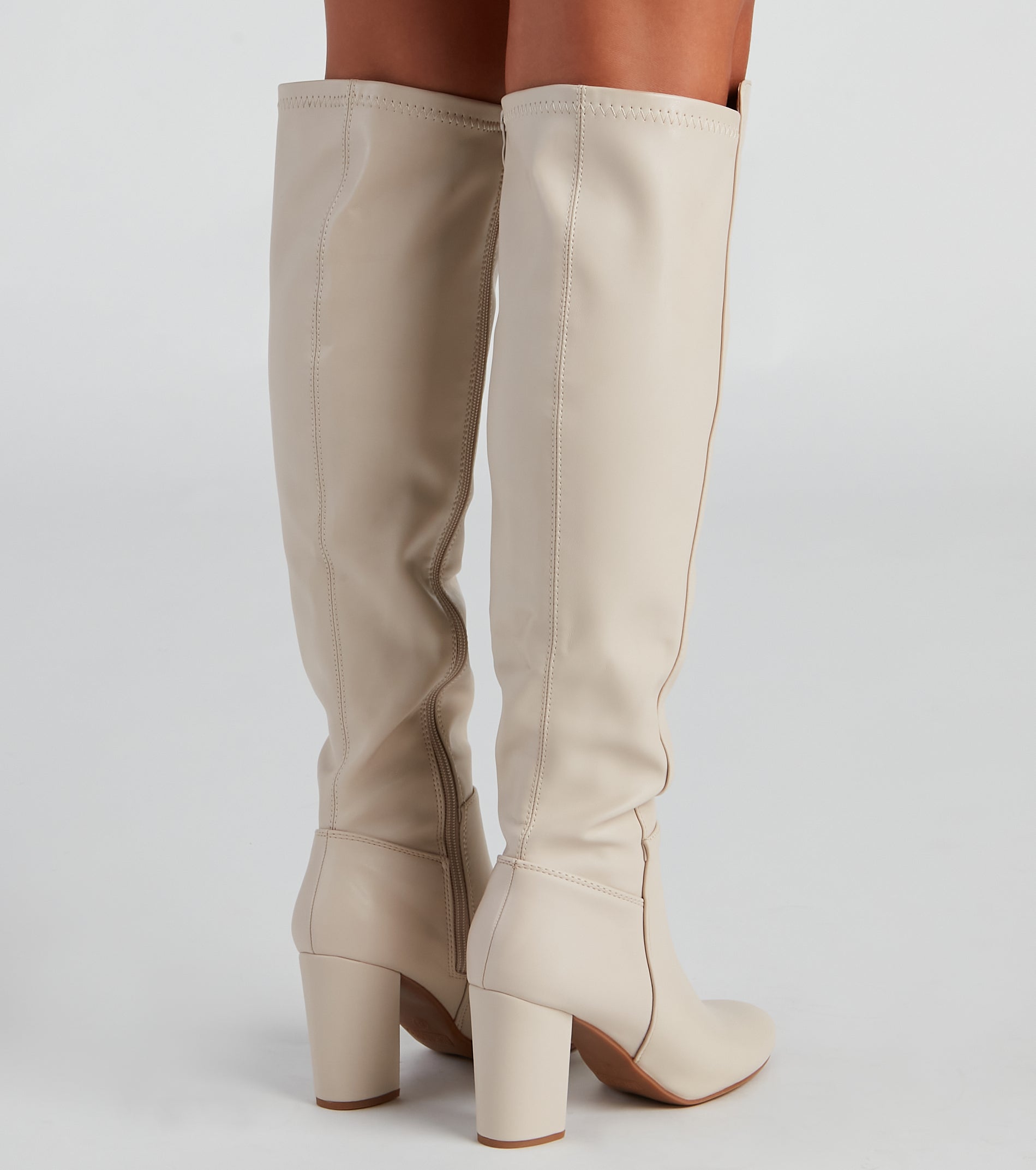 Sleek Strut Knee-High Boots