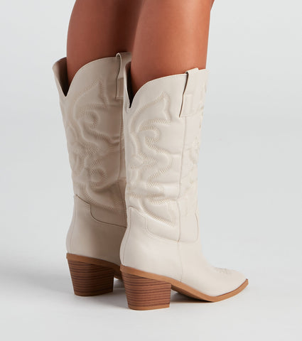 On That Western Trend Cowboy Boots