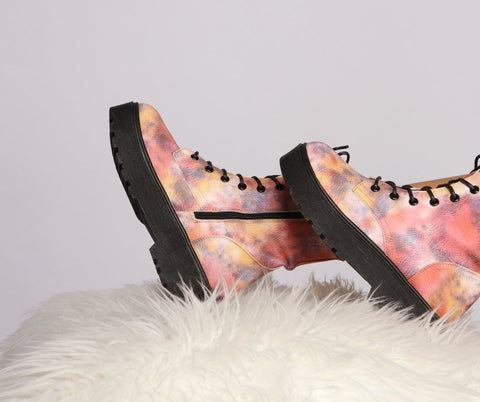 Bottines de combat Tie Dye Lug