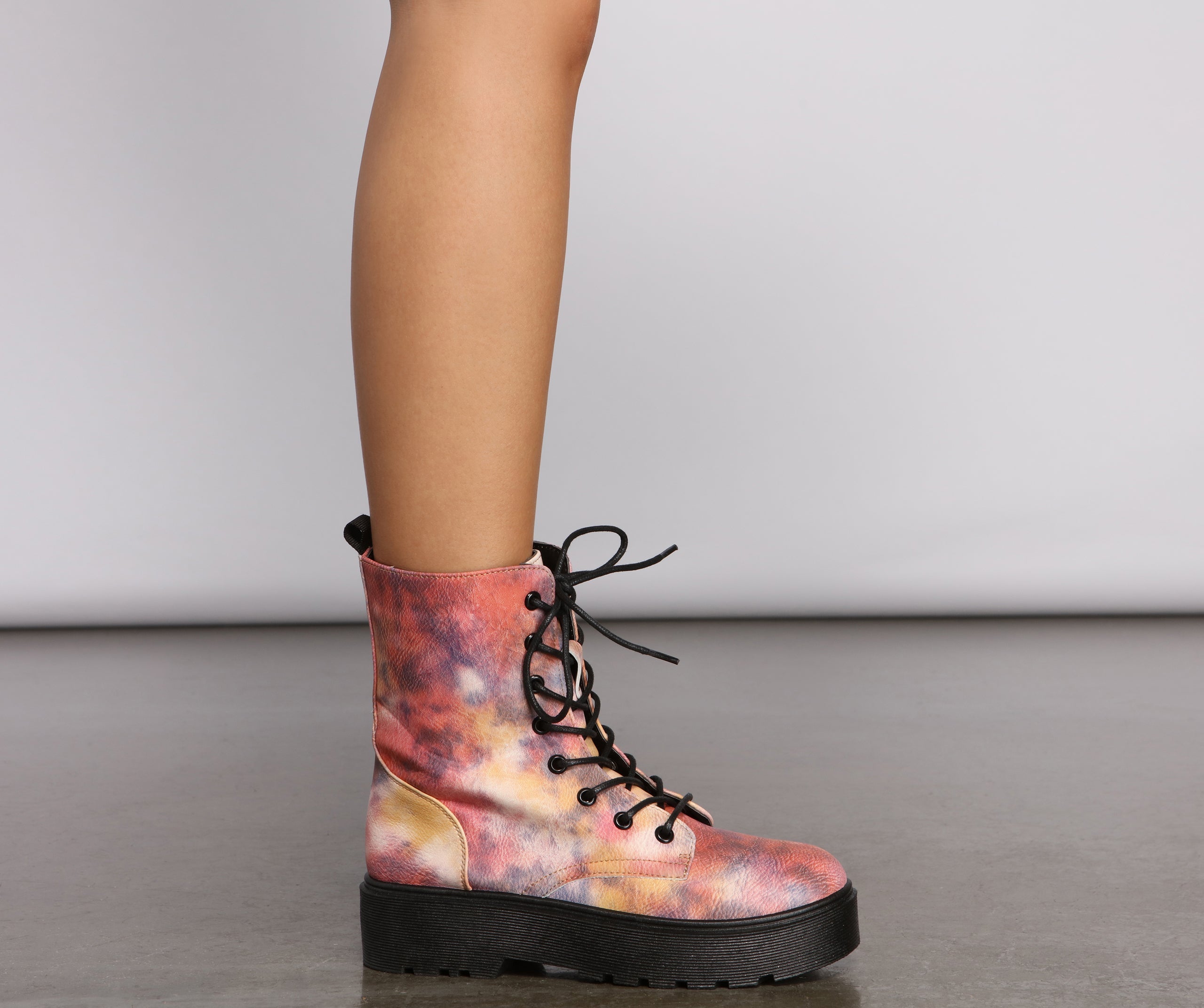 Bottines de combat Tie Dye Lug