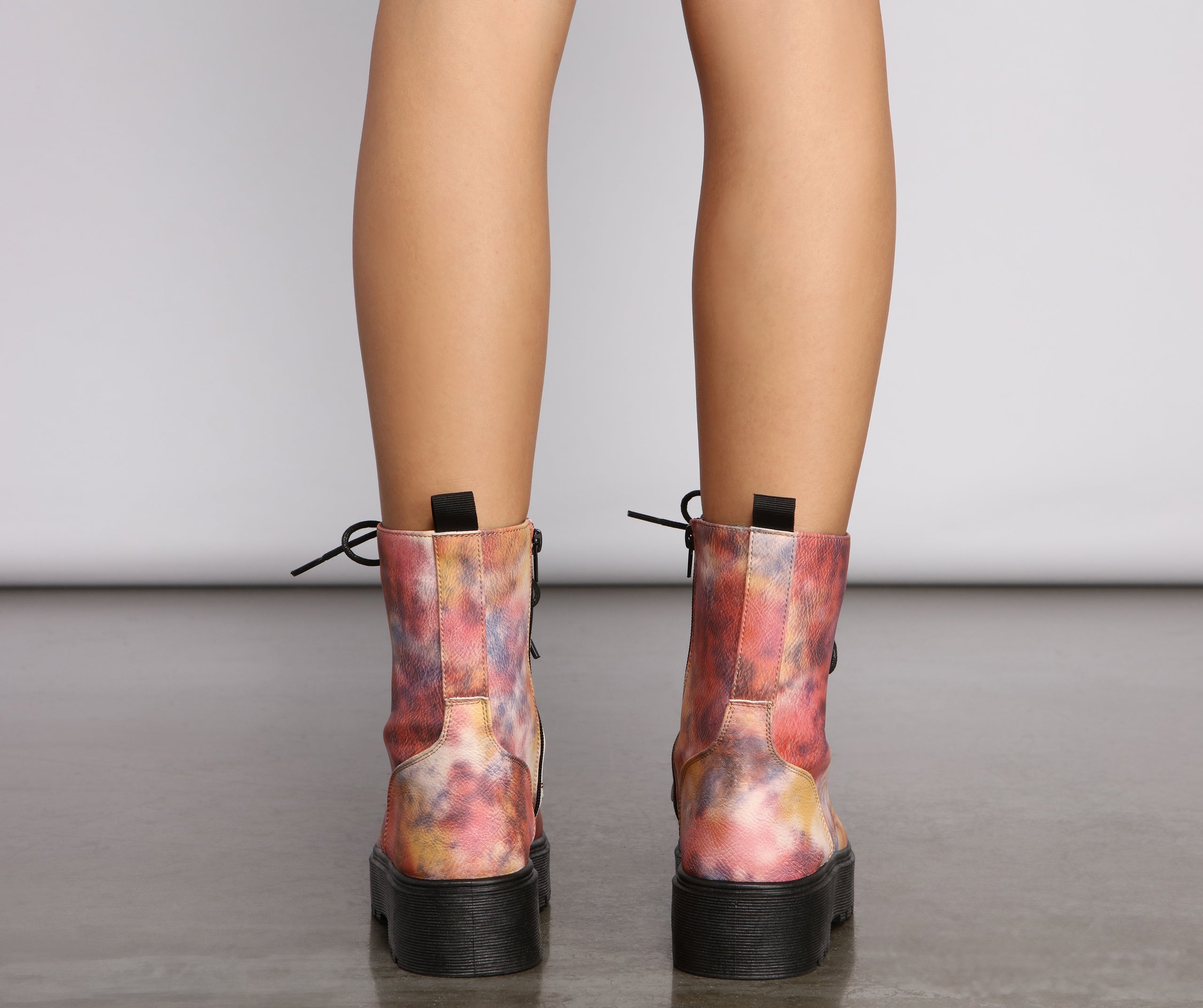 Bottines de combat Tie Dye Lug