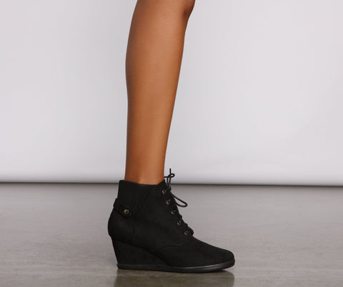 Bottines en faux daim So Basic