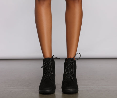 Bottines en faux daim So Basic