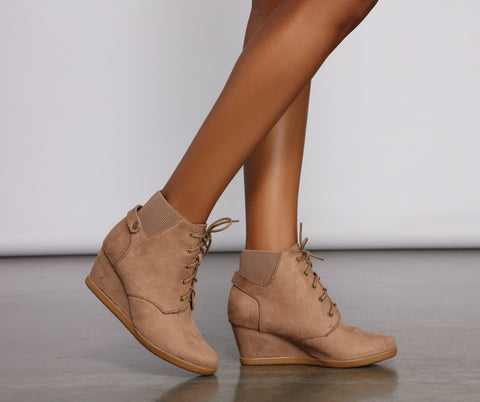 Bottines en faux daim So Basic