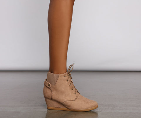 Bottines en faux daim So Basic