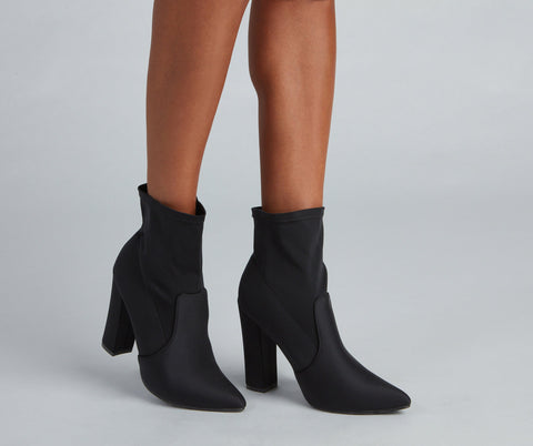 Style Staple Block Heel Booties