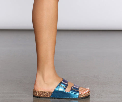 Totally Grounded Two-Strap Sandal