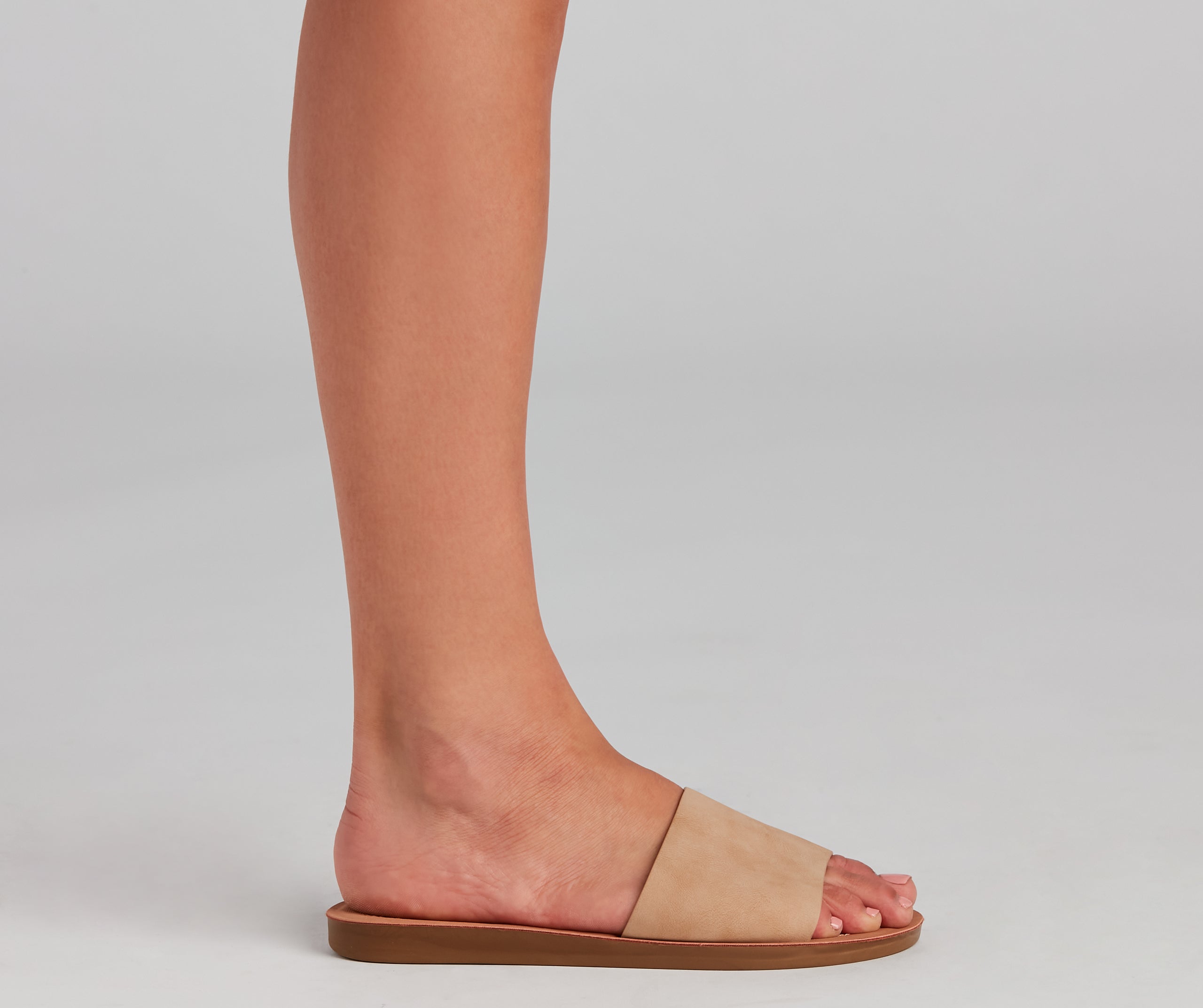 Let It Slide Single Band Sandals