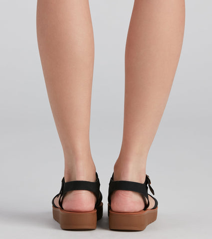 Comfort Level Criss-Cross Sandals