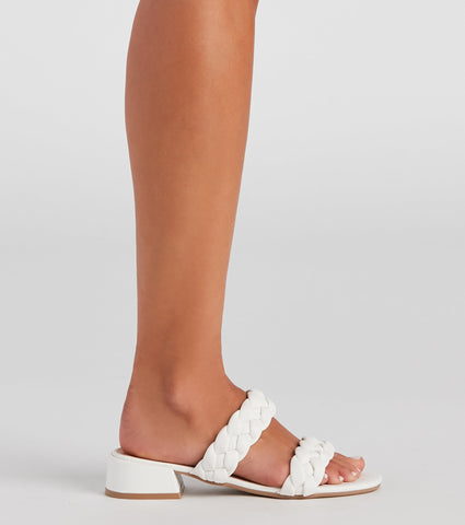 Eyes On Style – Sandalen mit geflochtenen Riemen