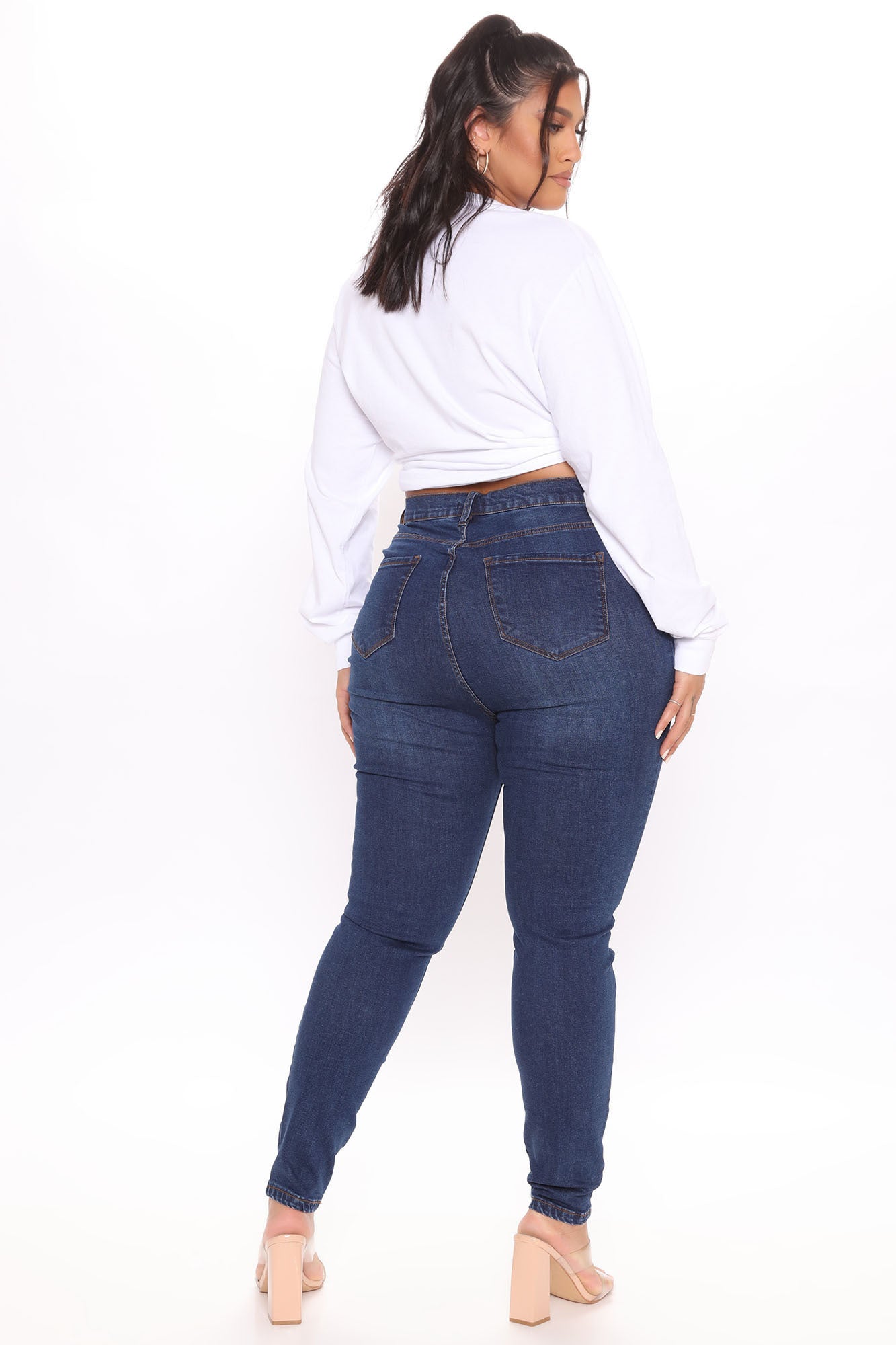 Superhuman High Rise Jeans - Dark Wash