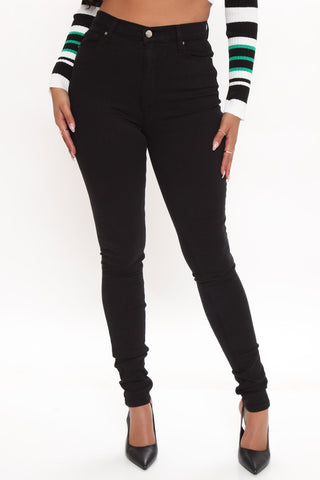 Tall Santorini Super Stretch Skinny Jeans - Black