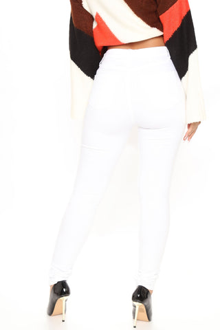 Tall Santorini Super Stretch Skinny Jeans - White