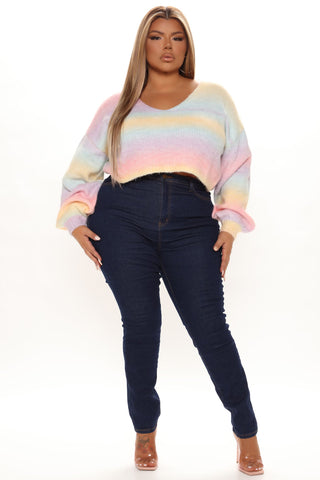 Supernatural Vibes Stretch Skinny Jeans - Dark Wash