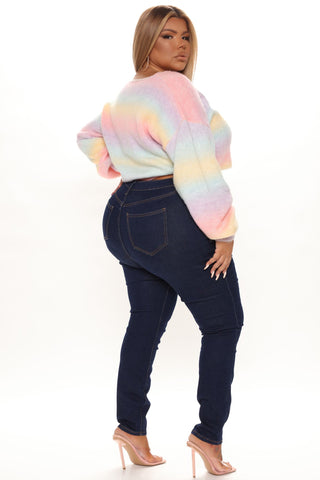 Supernatural Vibes Stretch Skinny Jeans - Dark Wash