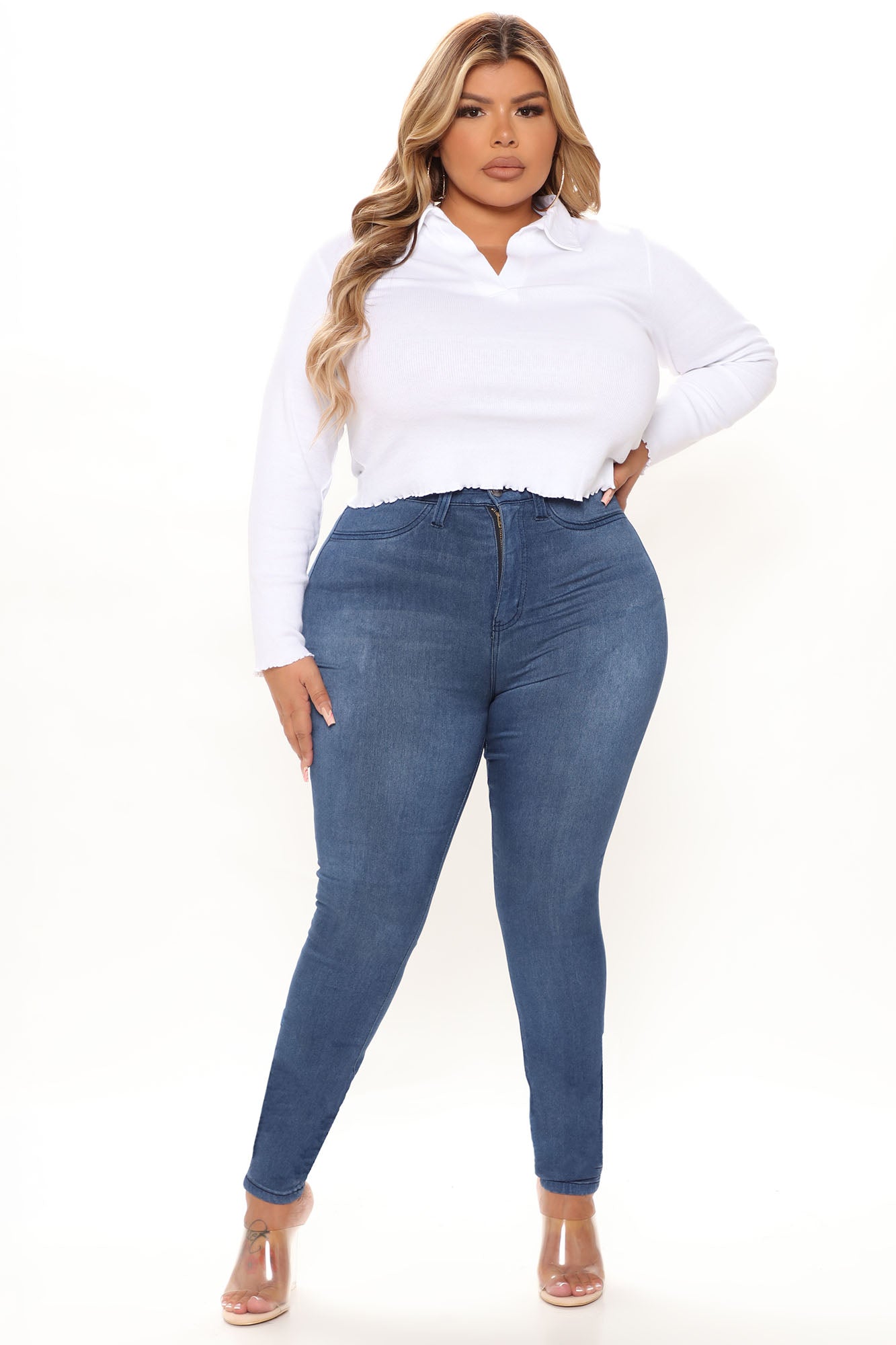 Tall Eva Super Soft Curvy Skinny Jean - Medium Wash