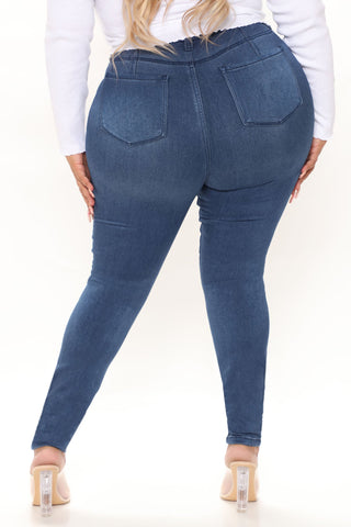 Tall Eva Super Soft Curvy Skinny Jean - Medium Wash