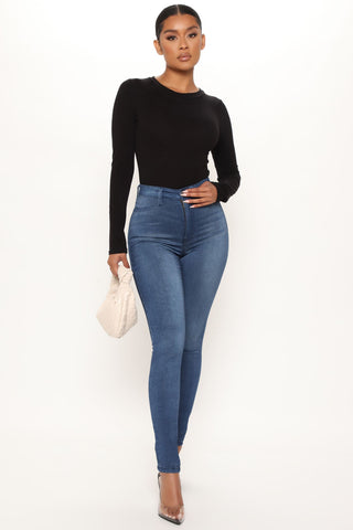 Tall Eva Super Soft Curvy Skinny Jean - Medium Wash