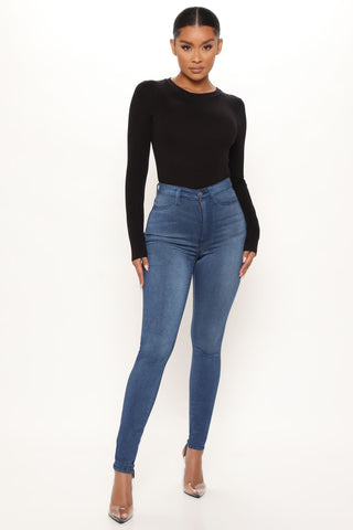 Tall Eva Super Soft Curvy Skinny Jean - Medium Wash