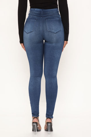 Tall Eva Super Soft Curvy Skinny Jean - Medium Wash