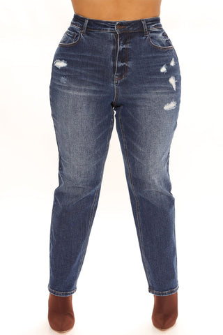Still Got It Straight Leg Jeans - Dark Wash