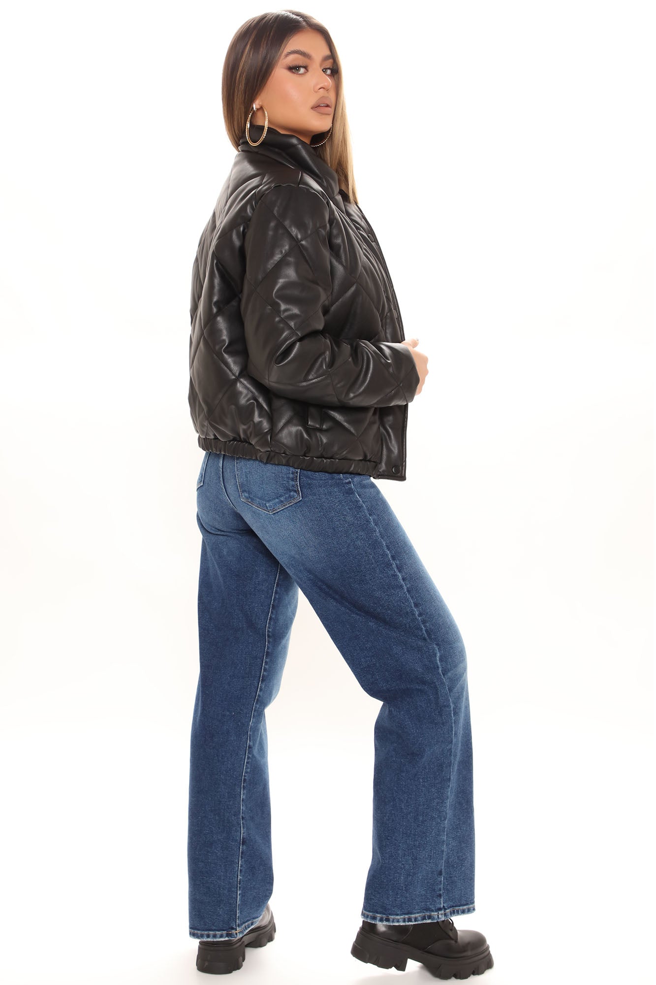 Straight From The Block Belted High Rise Jeans - Medium Blue Wash