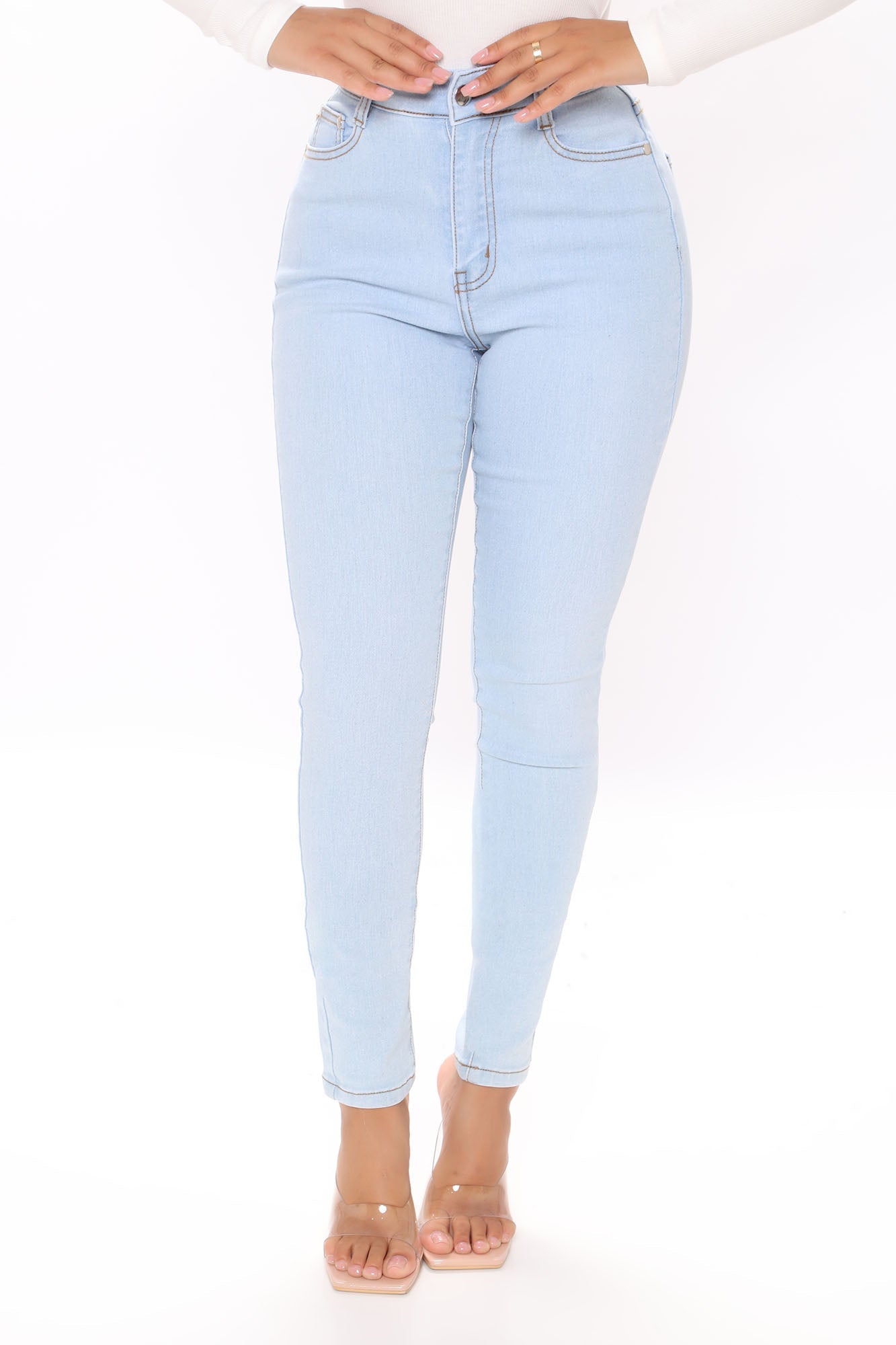 Supernatural High Rise Jeans - Light Blue Wash