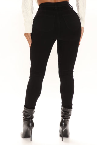Tall Eva Super Soft Curvy Skinny Jean - Black