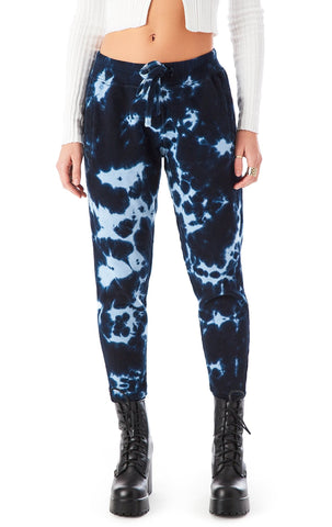 Pantalon de survêtement tie-dye en filigrane