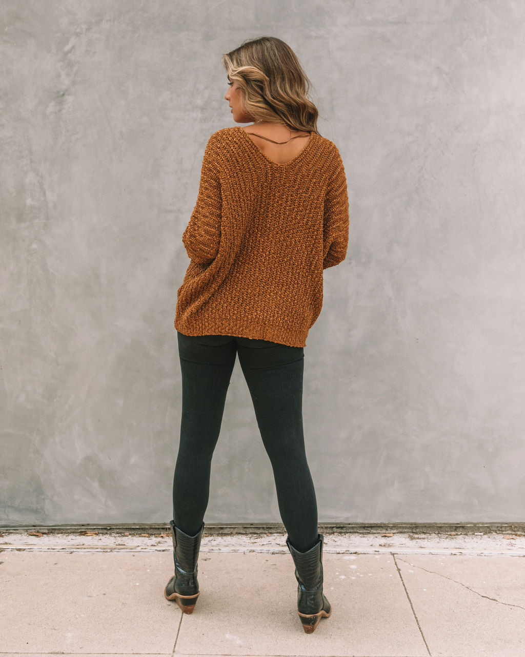 Warms My Soul Strickpullover - Kamel 