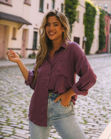 Tallulah Button-Down-Bluse 