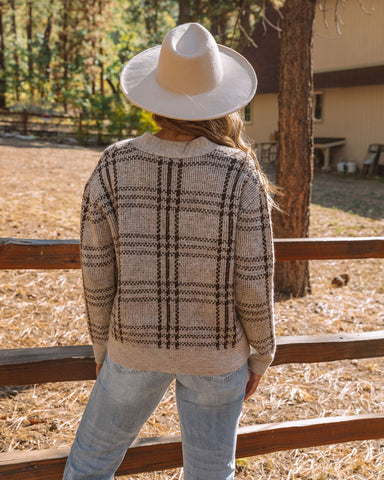 Torrington Pocketed Plaid Button Front Cardigan