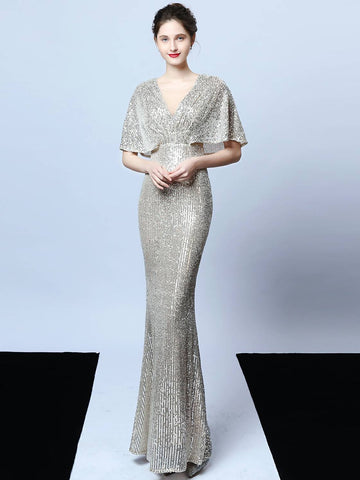 Tassel Beaded banquet evening dress