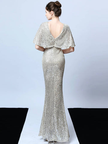 Tassel Beaded banquet evening dress