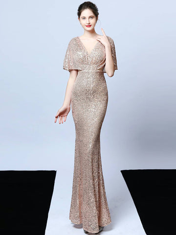 Tassel Beaded banquet evening dress