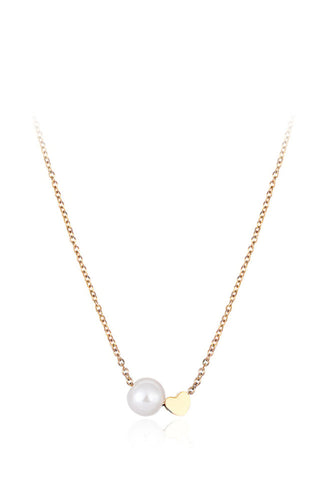 Pearl Sweet Heart Necklace