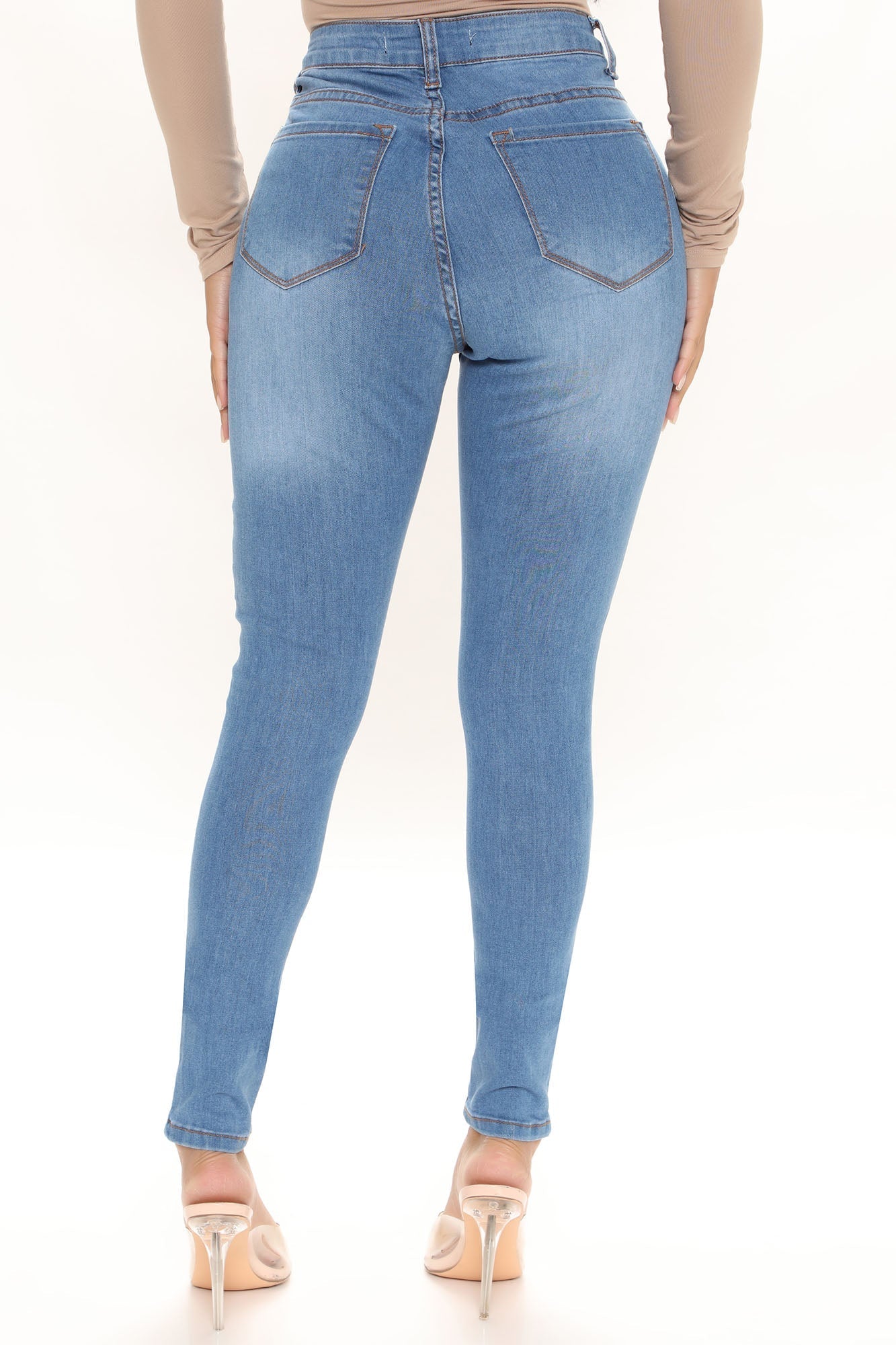 Sweet Love High Rise Skinny Jeans - Light Blue Wash