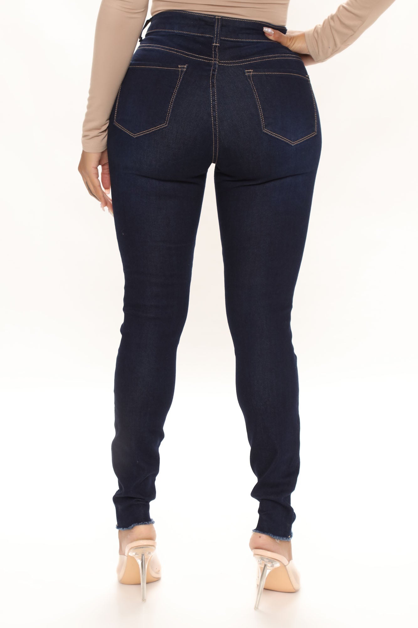 Trendsetter Stretch Skinny Jeans - Dark Wash