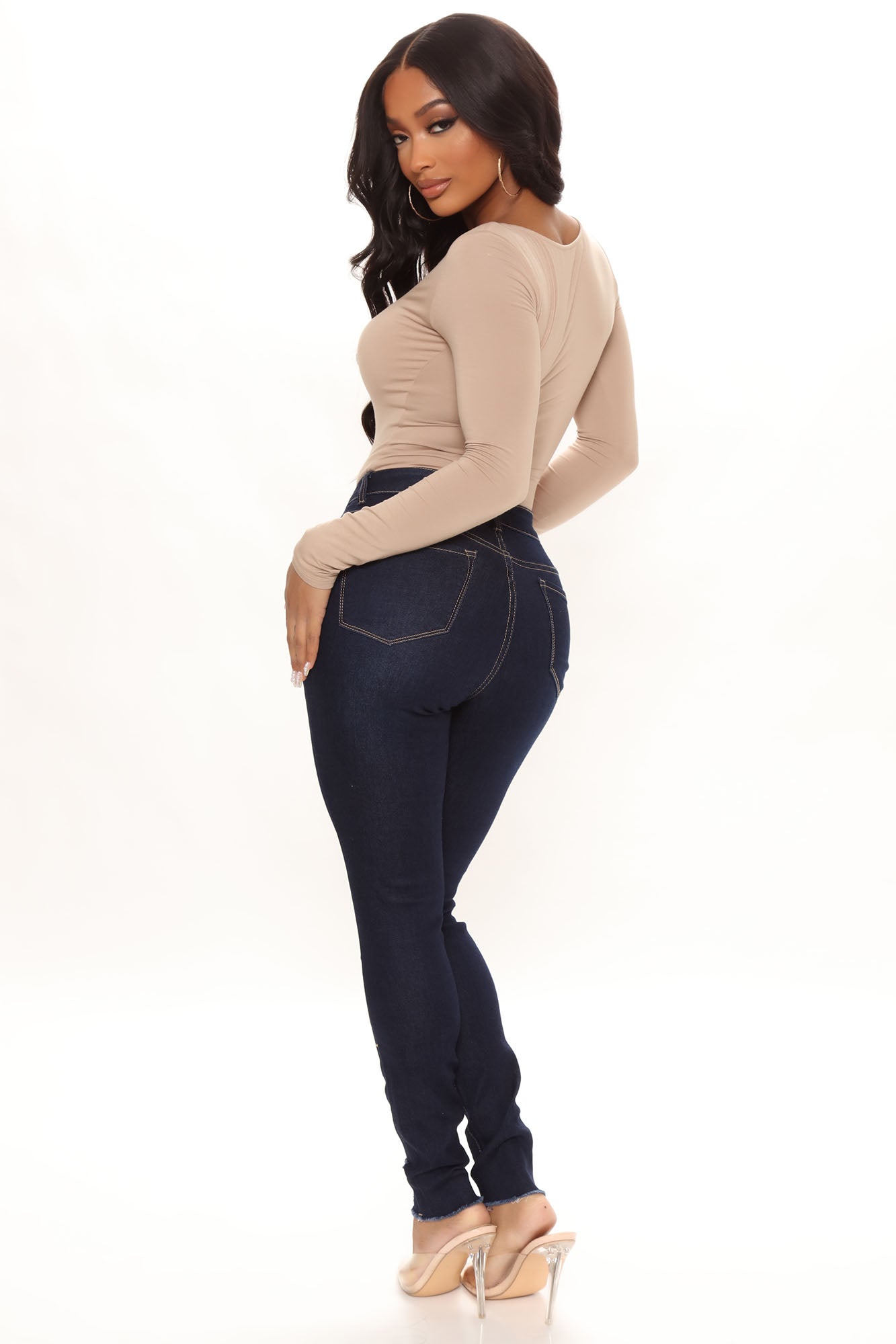 Trendsetter Stretch Skinny Jeans - Dark Wash