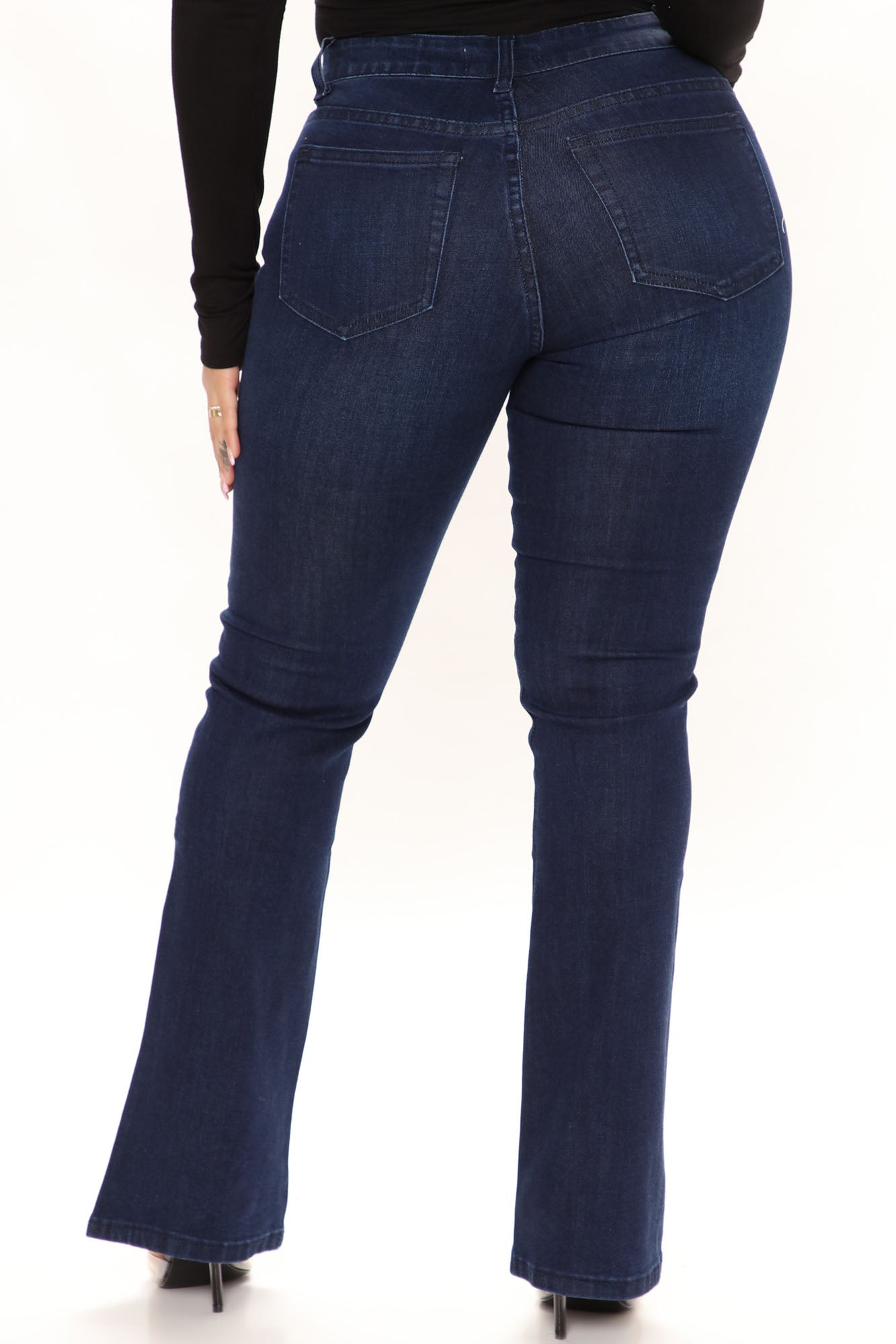 Stay A While Bootcut Jeans - Dark Wash