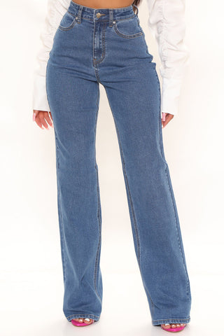 Tall Sweet Love Straight Leg Jeans - Medium Blue Wash