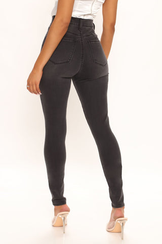 Tall Our Favorite High Rise Skinny Jeans - Grey