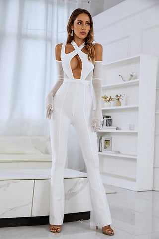 Irisine Sexy Langarm-Jumpsuit