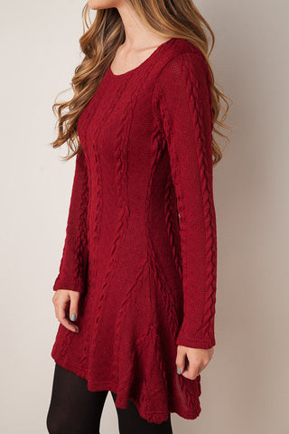 Plus Size Casual S-3XL Sweater Dress