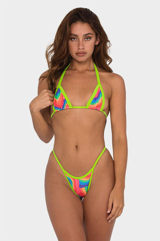 Ensemble bikini dos nu ajouré